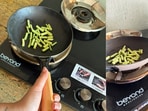 The Quantum four-burner gas stove in everyday use, with all four burners working comfortably during a busy home cooking session. 