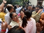 Relatives mourn as they arrive to collect the bodies of victims from a morgue after a stampede during a Durga Puja festival in Kolkata, India, October 18, 2026. (Photo for representation)(Reuters)
