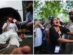 During the protests in July, the Central Reserve Police Force’s Rapid Action Force, which was working under the command of Delhi Police, is alleged to have fired pellets at protesters. 