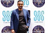 Bollywood actor Saif Ali Khan poses for photographs on the sets of Kaun Banega Crorepati.