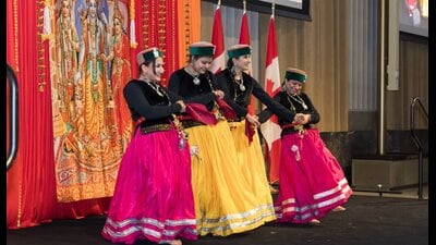 Nati being performed during an event organised by Himachali Pravasi Global Association (HPGA) in Ottawa. (Sourced)