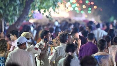 The CR Park committee has rolled out a special disaster management team, the organisers said. (Sanchit Khanna/HT Photo)