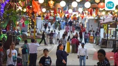 The four-day event promises to be a major festive attraction for families and visitors from Delhi-NCR and surrounding areas. (HT File)