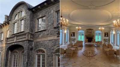 A mansion in New York reflects its Russian owner’s childhood near St. Petersburg’s Winter Palace. (Instagram/@priyamsaraswat) A mansion in New York reflects its Russian owner’s childhood near St. Petersburg’s Winter Palace. (Instagram/@priyamsaraswat)