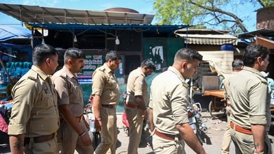 Police said CCTV cameras installed near Mahesh's house were also scanned, and no movement by any other person was detected during the incident. (Sunil Ghosh/ HT/Representational)