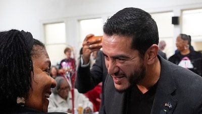 Democratic nominee for U.S. Senate Abdul El-Sayed greets supporters during a campaign event Wednesday, October 14. (AP Photo/Paul Sancya) Democratic nominee for U.S. Senate Abdul El-Sayed greets supporters during a campaign event Wednesday, October 14. (AP Photo/Paul Sancya)