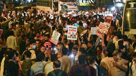 Delhi protest LIVE: CJP supporters gather for CJP's ‘Lehra Do Tiranga’ protest at Central Park in Connaught Place, in New Delhi on Friday. (Photo for representation)