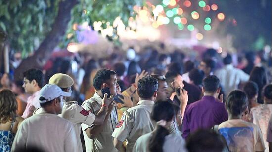 The CR Park committee has rolled out a special disaster management team, the organisers said. (Sanchit Khanna/HT Photo)