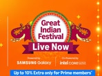 Top deals on the purchase of electronic device at Amazon Great Indian Festival.(Amazon)