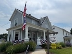 The former house of Neil Armstrong stands Friday, July 31, 2026, in Wapakoneta, Ohio. (AP Photo/Patrick Aftoora-Orsagos)