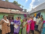 Birbhum: Officials involved in the Census 2027 exercise interact with residents during a door-to-door awareness campaign on self-enumeration, at Suri, in Birbhum district (PTI FILE)
