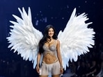 Kylie Jenner walks the runway during the Victoria's Secret fashion show at Sony Pictures Studios in Culver City, California, US, on October 18, 2026. (Reuters)