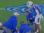 Duke lost 24-20 to UNC after a late interception, then cornerback Kimari Robinson faced criticism over a sideline incident involving a trainer treating safety DaShawn Stone.