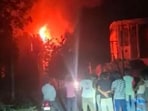 Police said the fire broke out at about 11:30pm at Sarda Bio Polymers and that eight fire tenders from five stations brought it under control by 4 am on Monday.
