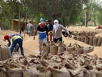 The Punjab State Grains Procurement Corporation (Pungrain), a subsidiary of the state’s food and civil supplies department, has asked godown owners, who previously leased their facilities for storing foodgrains under the Private Entrepreneurs Godown (PEG) scheme, to rework their financial terms. (HT File)