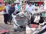 The victims, all residents of Majalgaon, were killed on the spot in the collision at Shindewadi Cross Road.
