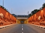 The proposed look a Varanasi street will get for the upcoming air show in the city (HT Photo)
