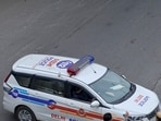 The man had died by the time the police team reached the station. 