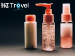 I tested three travel bottle sets for flights, comparing their sizes, designs and uses to find the right fit for different trips.(canva.com)