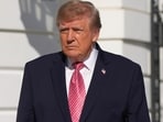 Donald Trump again urged New Mexico to become ‘New America’, claiming the name change would boost pride, incomes and property values.. (AP Photo/Alex Brandon)