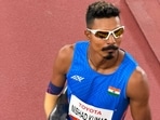Nishad Kumar won men's long jump T47 gold at the Asian Para Games