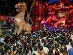 With the puja acquiring a sharpened focus due to the change in government in West Bengal, why were adequate policing arrangements for oversight and crowd management, as well as emergency support, synonymous with such events, not prioritised? (PTI)