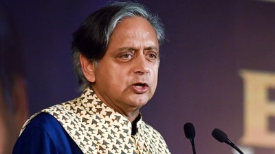 Shashi Tharoor said there was “no point distorting a phrase like ‘regime change.’” (ANI) Shashi Tharoor said there was “no point distorting a phrase like ‘regime change.’” (ANI)