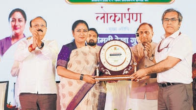 CM Rekha Gupta along with Delhi MCD Commissioner Sanjeev Khirwar and minister Ashish Sood during the inauguration on Monday. (HT Photo) CM Rekha Gupta along with Delhi MCD Commissioner Sanjeev Khirwar and minister Ashish Sood during the inauguration on Monday. (HT Photo)