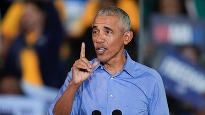 Barack Obama condemns probe into Ilhan Omar. (AP Photo)