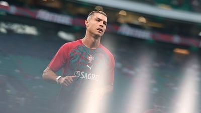 Portugal's forward #07 Cristiano Ronaldo warms up ahead of the UEFA Nations League league phase group A4 football match between Portugal and Wales (AFP) Portugal's forward #07 Cristiano Ronaldo warms up ahead of the UEFA Nations League league phase group A4 football match between Portugal and Wales (AFP)