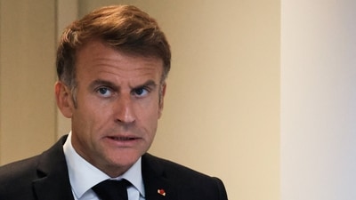 Macron said Nunez should stay to ensure a chain of command is retained within the police and security forces, and has also asked Nunez to set up as quickly as possible new approaches to deal with looters. (Ludovic Marin/Pool via REUTERS)