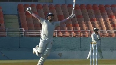 Uday Saharan scored a magnificent 161 Uday Saharan scored a magnificent 161