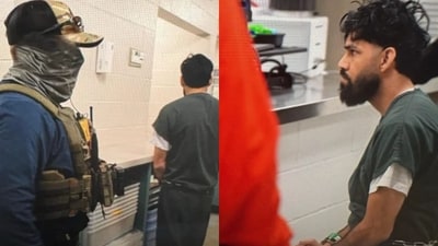 The US Border Patrol apprehended Kumar near Lukeville, Arizona, on November 28, 2022. (@ICEgov/X) The US Border Patrol apprehended Kumar near Lukeville, Arizona, on November 28, 2022. (@ICEgov/X)