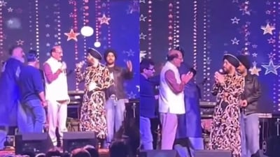 During the programme, the minister objected to the singer's performance. (@Sharmaji2772/X) During the programme, the minister objected to the singer's performance. (@Sharmaji2772/X)
