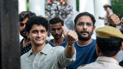 CJP chief spokesperson Saurav Das and national spokesperson Ashutosh Ranka were detained by the Delhi Police on October 13. (File Photo/PTI) CJP chief spokesperson Saurav Das and national spokesperson Ashutosh Ranka were detained by the Delhi Police on October 13. (File Photo/PTI)