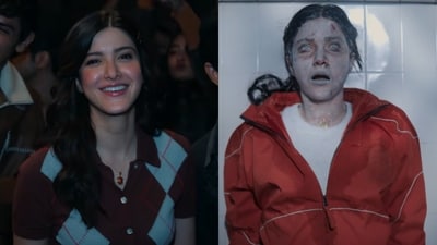 Karan Johar takes Student Of The Year into darker territory with After Dark, Shanaya Kapoor gets bloody in first look. Karan Johar takes Student Of The Year into darker territory with After Dark, Shanaya Kapoor gets bloody in first look.