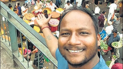 Umesh Chauhan, was filming Tiger Shroff outside a Juhu football ground. Umesh Chauhan, was filming Tiger Shroff outside a Juhu football ground.