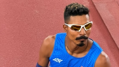 Nishad Kumar won men's long jump T47 gold at the Asian Para Games (PCI) Nishad Kumar won men's long jump T47 gold at the Asian Para Games (PCI)