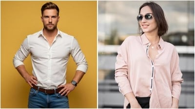 The traditional arrangement places men’s shirt buttons on the right and women’s on the left. (freepik) The traditional arrangement places men’s shirt buttons on the right and women’s on the left. (freepik)