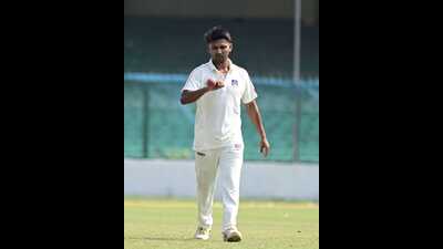 Zeeshan Ansari at Kanpur on Monday. (SOURCED) Zeeshan Ansari at Kanpur on Monday. (SOURCED)
