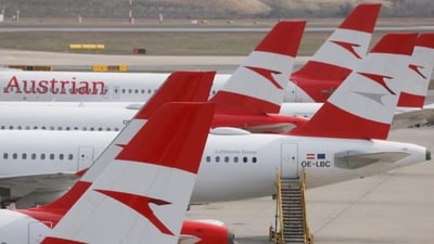 A bomb threat forced an Austrian Airlines flight from Tel Aviv. (File/Reuters)