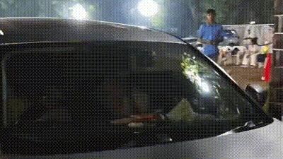 In the video, one of the shooters can be seen firing repeatedly, while the second also appears to try to open fire. (X/@abhim3010) In the video, one of the shooters can be seen firing repeatedly, while the second also appears to try to open fire. (X/@abhim3010)