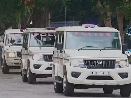 The woman took refuge with a group of tourists, who intervened and stopped the accused.