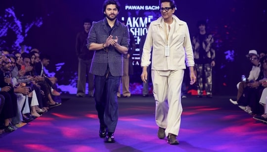 Pawan Sachdevaa on presenting RECAST at the Lakme Fashion Week (HT)