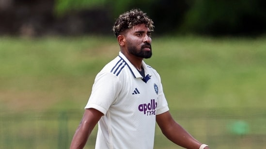 Mohammed Siraj provided the opening breakthrough to Hyderabad. (ANI Photo)