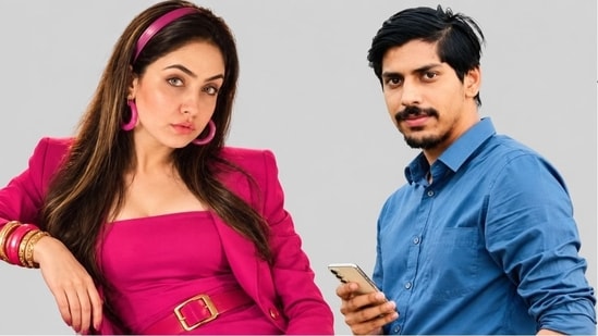 Social media influencer Shraddha Dubey (L) and businessman Shiva Sharma (R) (Sourced)