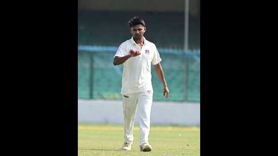 Zeeshan Ansari at Kanpur on Monday. (SOURCED)