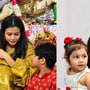 কাব্যা ও কবীরের সঙ্গে কোয়েল। 