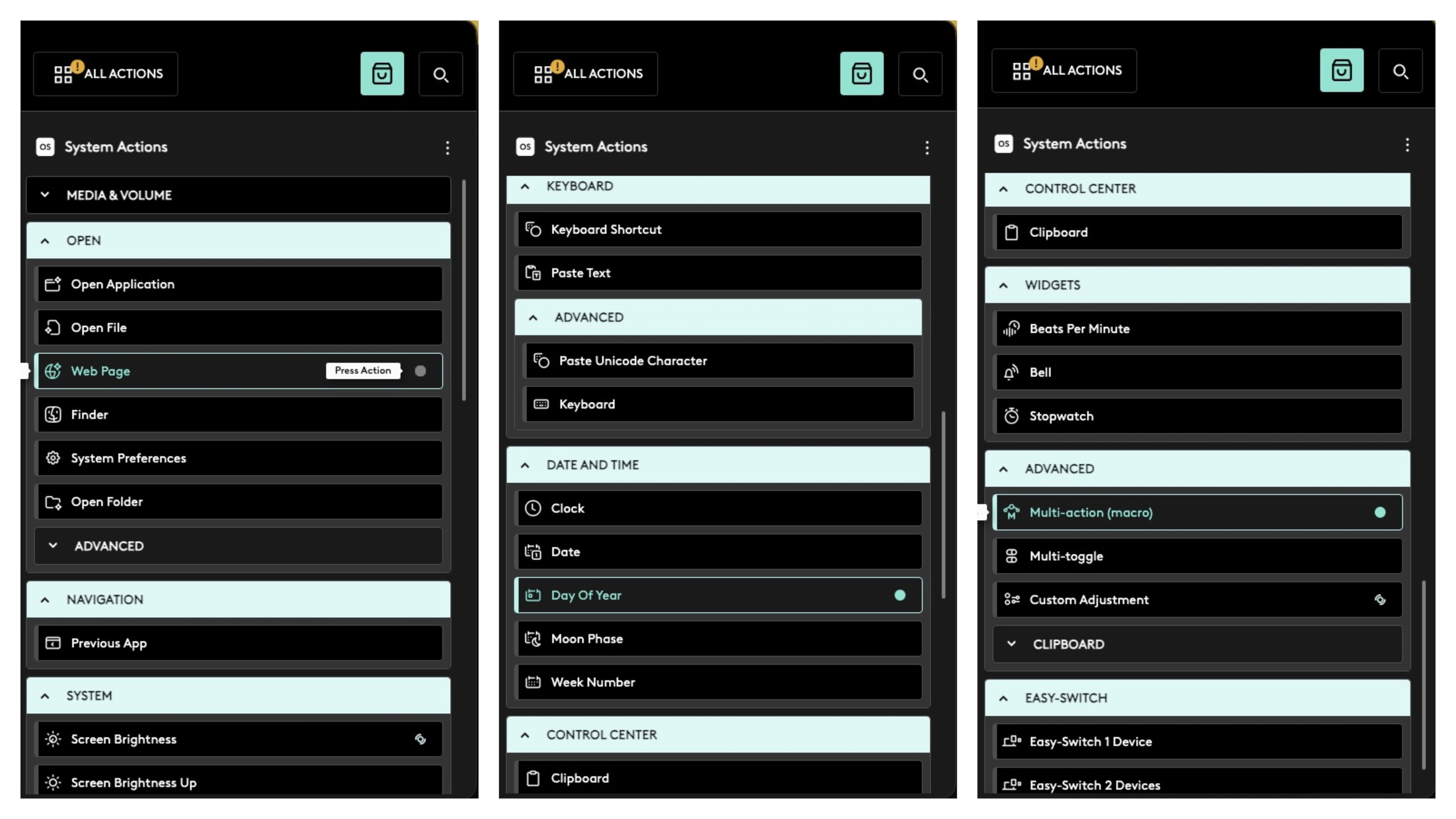 Users can explore eleven categories of controls, from everyday shortcuts to advanced tools for building personalised workflows. (Shubh Bhushan - Hindustan Times) Users can explore eleven categories of controls, from everyday shortcuts to advanced tools for building personalised workflows. (Shubh Bhushan - Hindustan Times)