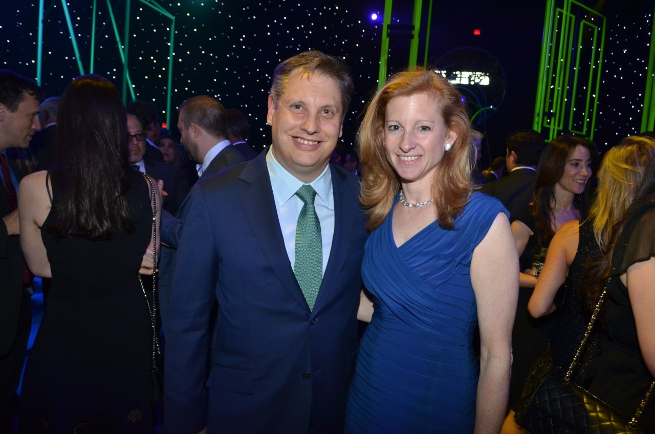 John and Laura Overdeck in 2016. She filed for divorce in 2022.